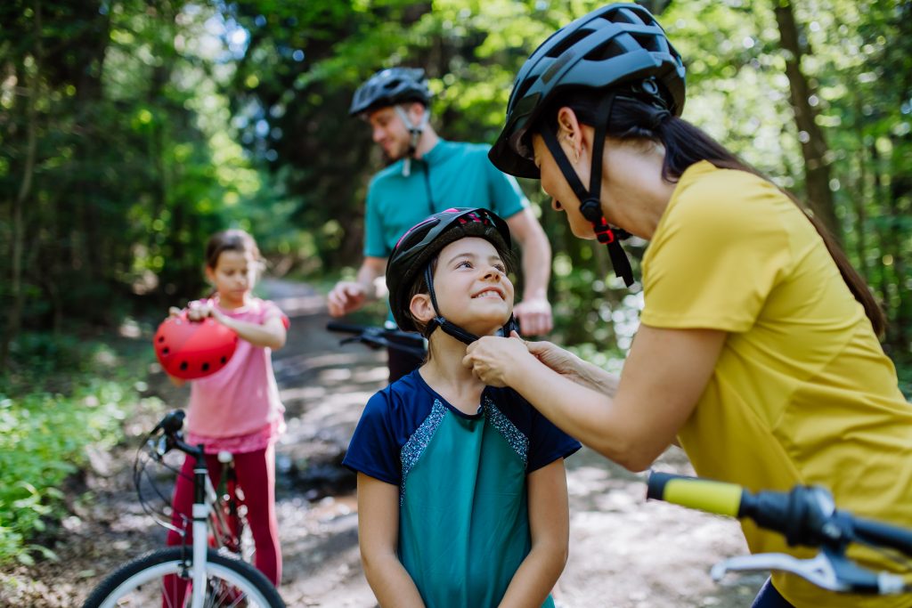 Sécurité à vélo : balade en famille