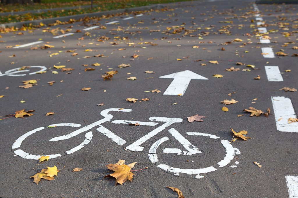 Sécurité à vélo : Piste cyclable